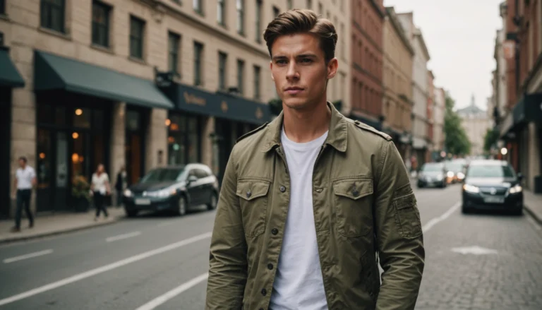 veste kaki homme militaire