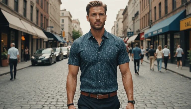 chemise manche courte homme tendance