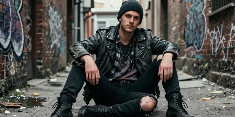 grunge style homme