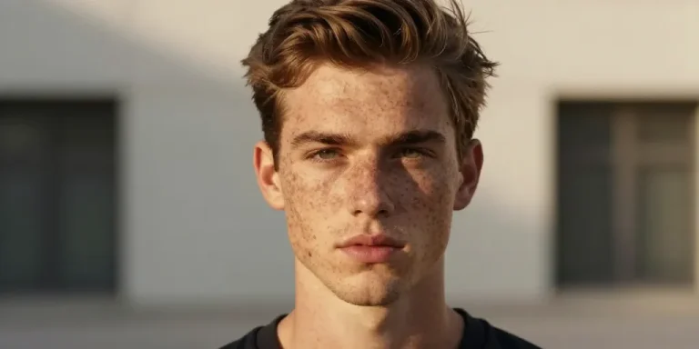 tache de rousseur homme